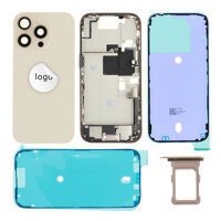 For iPhone/iPad (AP16P0024GOPSP) Rear Cover (Pulled A) incl. small parts - Cream, For iPhone 16 Pro