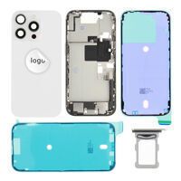 For iPhone/iPad (AP16P0024WPSP) Rear Cover (Pulled A) incl. small parts - White, For iPhone 16 Pro