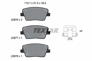 TEXTAR ΔΙΣΚΟΦΡΕΝΑ HYUNDAI