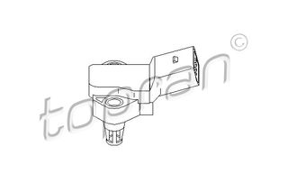 TOPRAN 111 421 001 - sensor, intake manifold pressure Αισθητ., πίεση πολλ. εισαγωγής