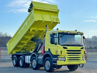 Ανατροπή Scania 2014 P 400 ανατρεπόμενο 5,90 m + BORDMATIC * 8x4 * TOP!-thumb-3
