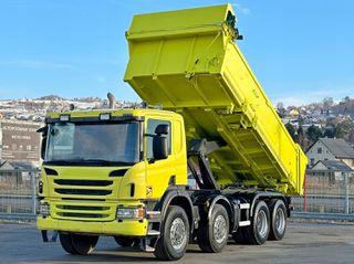 Ανατροπή Scania 2014 P 400 ανατρεπόμενο 5,90 m + BORDMATIC * 8x4 * TOP!-thumb-4