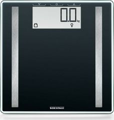 Soehnle Shape Sense Control 100 Ψηφιακή Ζυγαριά σε Μαύρο χρώμα, Μέτρηση λίπους & νερού