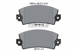 TEXTAR (021 06)  ΔΙΣΚΟΦΡΕΝΑ CITROEN TEXTAR 2014003