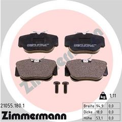 ZIMMERMANN ΔΙΣΚΟΦΡΕΝΑ MERCEDES ZIMMERMANN 21055.180.1
