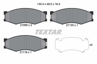 TEXTAR ΔΙΣΚΟΦΡΕΝΑ NISSAN TEXTAR 2109902