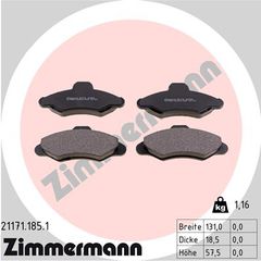 ZIMMERMANN ΔΙΣΚΟΦΡΕΝΑ FORD ZIMMERMANN 21171.185.1