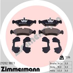 ZIMMERMANN ΔΙΣΚΟΦΡΕΝΑ FORD ZIMMERMANN 21202.180.1