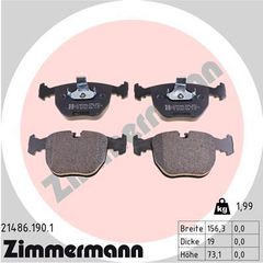 ZIMMERMANN ΔΙΣΚΟΦΡΕΝΑ BMW ZIMMERMANN 21486.190.1