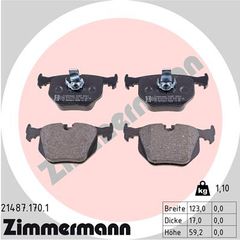 ZIMMERMANN ΔΙΣΚΟΦΡΕΝΑ BMW ZIMMERMANN 21487.170.1