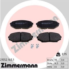 ZIMMERMANN ΔΙΣΚΟΦΡΕΝΑ MAZDA ZIMMERMANN 21552.145.1
