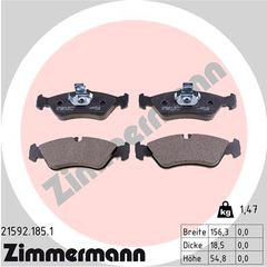 ZIMMERMANN ΔΙΣΚΟΦΡΕΝΑ MERCEDES ZIMMERMANN 21592.185.1