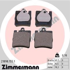 ZIMMERMANN ΔΙΣΚΟΦΡΕΝΑ MERCEDES ZIMMERMANN 21898.155.1