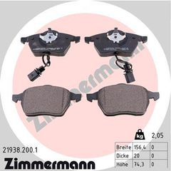 ZIMMERMANN ΔΙΣΚΟΦΡΕΝΑ VAG ZIMMERMANN 21938.200.1