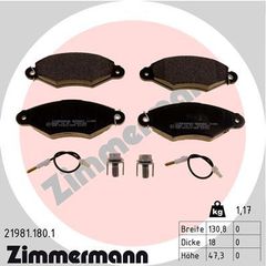 ZIMMERMANN ΔΙΣΚΟΦΡΕΝΑ NISSAN ZIMMERMANN 21981.180.1