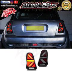 ΠΙΣΩ ΦΑΝΑΡΙΑ UK BLACK DYNAMIC LED MINI COOPER R50 R52 R53 (2001-2006) | Street Boys - Car Tuning Shop |