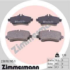 ZIMMERMANN ΔΙΣΚΟΦΡΕΝΑ MERCEDES ZIMMERMANN 23070.195.1