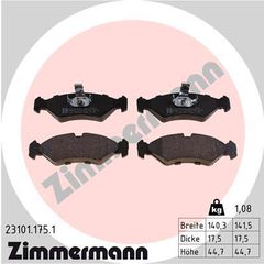 ZIMMERMANN ΔΙΣΚΟΦΡΕΝΑ FORD ZIMMERMANN 23101.175.1