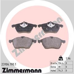 ZIMMERMANN ΔΙΣΚΟΦΡΕΝΑ VOLVO ZIMMERMANN 23106.190.1