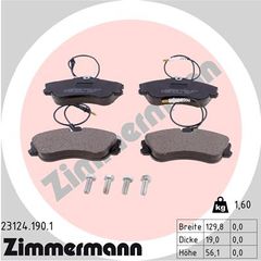 ZIMMERMANN ΔΙΣΚΟΦΡΕΝΑ PSA ZIMMERMANN 23124.190.1