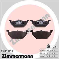 ZIMMERMANN ΔΙΣΚΟΦΡΕΝΑ VAG ZIMMERMANN 23130.195.1