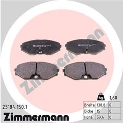 ZIMMERMANN ΔΙΣΚΟΦΡΕΝΑ NISSAN ZIMMERMANN 23184.150.1