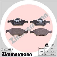 ZIMMERMANN ΔΙΣΚΟΦΡΕΝΑ MAZDA ZIMMERMANN 23202.185.1