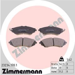 ZIMMERMANN ΔΙΣΚΟΦΡΕΝΑ DAEWOO ZIMMERMANN 23234.170.1