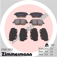 ZIMMERMANN ΔΙΣΚΟΦΡΕΝΑ VAG ZIMMERMANN 23581.190.2