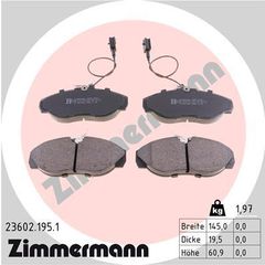 ZIMMERMANN ΔΙΣΚΟΦΡΕΝΑ FIAT ZIMMERMANN 23602.195.1