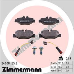ZIMMERMANN ΔΙΣΚΟΦΡΕΝΑ MERCEDES ZIMMERMANN 24008.185.3