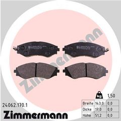 ZIMMERMANN ΔΙΣΚΟΦΡΕΝΑ DAEWOO ZIMMERMANN 24062.170.1