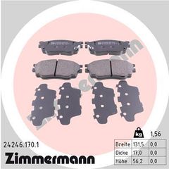 ZIMMERMANN ΔΙΣΚΟΦΡΕΝΑ MAZDA ZIMMERMANN 24246.170.1