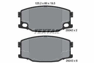 TEXTAR ΔΙΣΚΟΦΡΕΝΑ MITSUBISHI TEXTAR 2924201