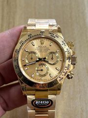 Rolex Daytona Gold Dial 4131 Chronograph Swiss Superclone Quality Replica 1:1 Best Factory