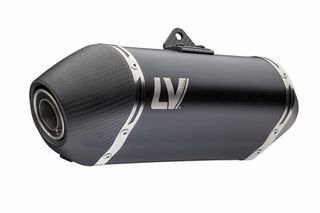 Κωδ.335521 Leovince τελικά εξάτμισης LV-14 Black Edition Tri-Oval Conical 15609B τηλ.215-215-8211