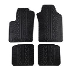 Πατάκια Αυτοκινήτου Gledring 0372 Lancia Ypsilon 2011- Μαύρο 4 Τεμάχια