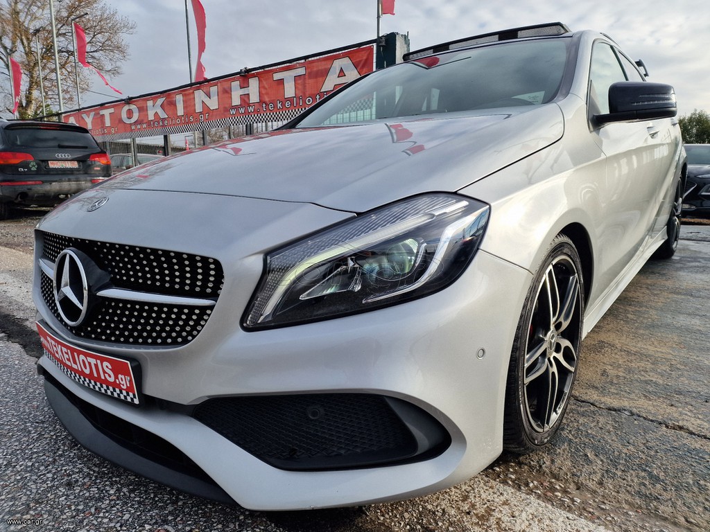 Mercedes-Benz A 160 '18 AMG PANORAMA ΔΕΡΜΑ LED FULL