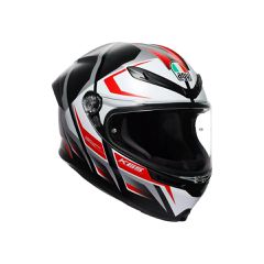 AGV K6 S E2206 – KARVE MATT BLACK/WHITE/RED