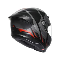 AGV K6 S E2206 – KARVE MATT BLACK/GREY/RED-thumb-1