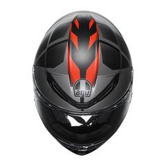 AGV K6 S E2206 – KARVE MATT BLACK/GREY/RED-thumb-2