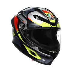 AGV K6 S E2206 – ERAZER BLACK/RED/YELLOW FLUO