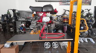 skeletos gnisios honda z50 .. moter .. exatmisis .. antallaktika gia z50 monkey  -- MODIFYING GARAGE "since1993" TAKEGAWAGR - 4miniracingparts,gr