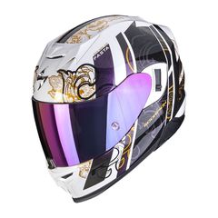 ΚΡΑΝΟΣ ΜΗΧΑΝΗΣ SCORPION EXO 520 EVO AIR FASTA WHITE CHAMELEON
