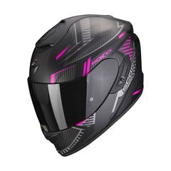 ΚΡΑΝΟΣ ΜΗΧΑΝΗΣ SCORPION EXO-1400 EVO AIR SHELL MAT BLACK PINK