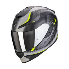ΚΡΑΝΟΣ ΜΗΧΑΝΗΣ SCORPION EXO-1400 EVO AIR ATTUNE MAT GREY BLACK NEON YELLOW