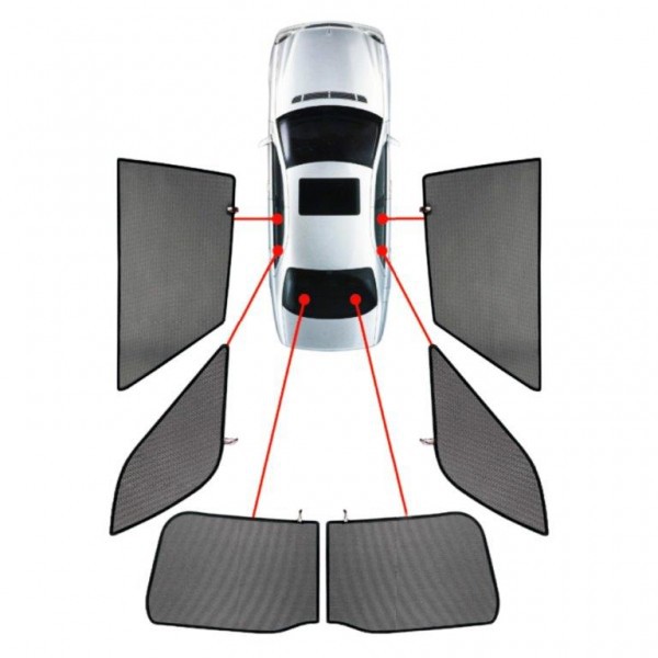 ΚΟΥΡΤΙΝΑΚΙΑ ΜΑΡΚΕ CAR SHADES ΓΙΑ LAND ROVER DISCOVERY 5D 2017+ - 6 ΤΕΜ. | Pancarshop