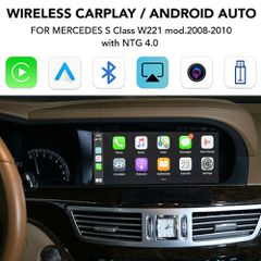 DIGITAL IQ BZ 245 CPAA (CARPLAY / ANDROID AUTO BOX for MERCEDES S Class W221 mod.2008-2010 with NTG 4.0) | Pancarshop