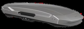 Μπαγκαζιέρα Οροφής Αυτοκινήτου Thule Motion 3 XL Low - 400 lt Χρώμα Ασημί Γυαλιστερό (Κωδ: 639401) | Pancarshop