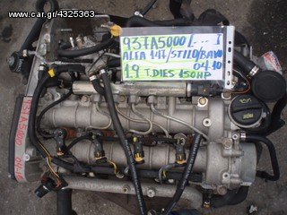 ΚΙΝΗΤΗΡΑΣ ALFA ROMEO A147/STILO/BRAVO/A156  04-10 937A5000(....) 1.9 TURBO DIESEL 150HP